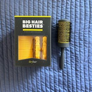 Dry Bar hair rollers & round brush hair kit